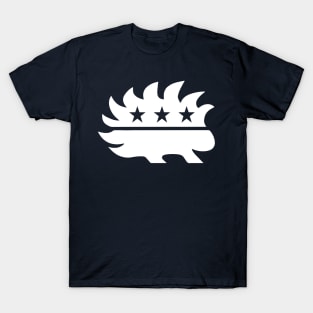 Libertarian Porcupine White T-Shirt